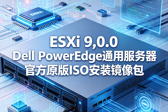 VMware ESXi 9.0.0 Dell(戴尔)PowerEdge服务器官方原版ISO安装镜像包(VMware-VMvisor-Installer-9.0.0.0-24755229.x86_64-Dell-CI-A00.iso)下载