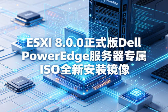 VMware ESXi 8.0.0 正式版Dell(戴尔)PowerEdge服务器专属官方定制ISO安装镜像(VMware-VMvisor-Installer-8.0.0-21493926.x86_64-Dell_Customized-A06.iso)下载