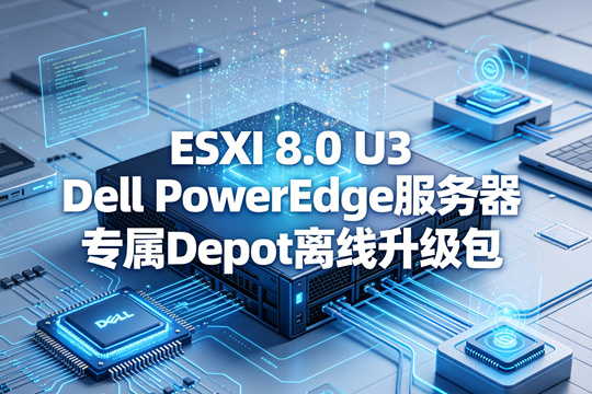 VMware ESXi 8.0 U3 Dell(戴尔)PowerEdge服务器专属官方定制Depot离线升级zip包(VMware-VMvisor-Installer-8.0.0.update03-25067014.x86_64-Dell_Customized-A09.zip)下载