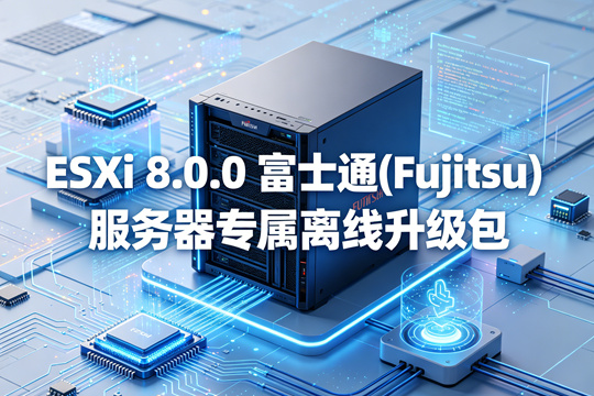 VMware ESXi 8.0.0 富士通(Fujitsu)服务器专属官方定制离线升级zip包(VMware-ESXi-8.0.0-20513097-Fujitsu-v550-1-offline_bundle.zip)下载