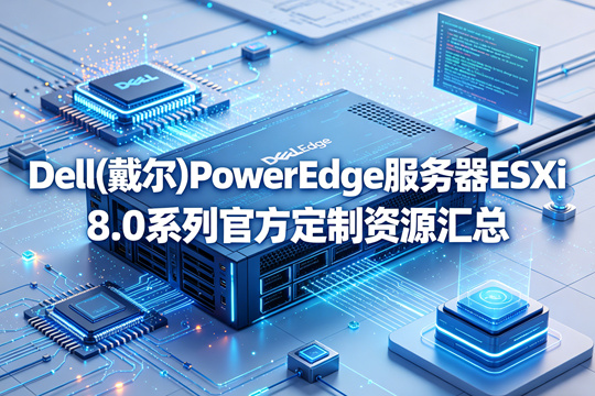 Dell(戴尔)PowerEdge服务器ESXi 8.0系列官方定制资源汇总