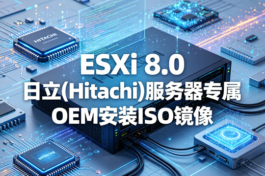 VMware ESXi 8.0 日立(Hitachi)服务器官方OEM定制离线升级zip包VMware-ESXi-8.0-20513097-hitachi-1102.zip下载