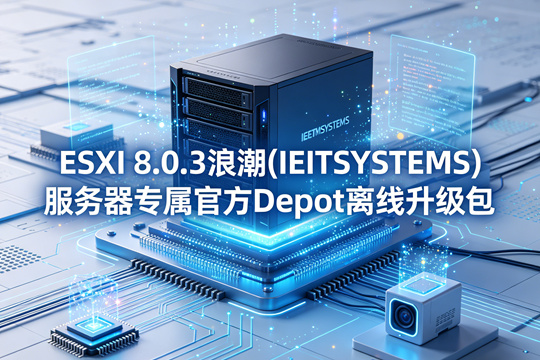 VMware ESXi 8.0.3浪潮(IEITSYSTEMS)服务器原厂定制Depot离线升级zip包(VMware-ESXi-8.0.3-24022510-IEITSYSTEMS-803.0.0.04-depot.zip)下载
