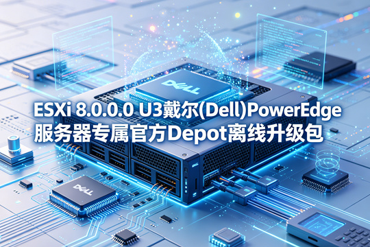 VMware ESXi 8.0.0 U3戴尔(Dell)PowerEdge服务器原厂定制Depot离线升级zip包(VMware-VMvisor-Installer-8.0.0.update03-25067014.x86_64-Dell_Customized-A09.zip)下载