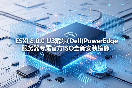 VMware ESXi 8.0.0 U3戴尔(Dell)PowerEdge服务器原厂定制ISO安装镜像(VMware-VMvisor-Installer-8.0.0.update03-25067014.x86_64-Dell_Customized-A09.iso)下载