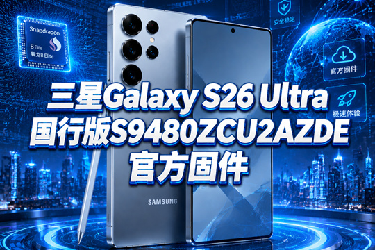 三星Galaxy S26 Ultra国行版S9480ZCU2AZDE官方五件套固件下载