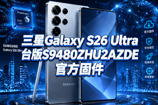 三星Galaxy S26 Ultra台版S9480ZHU2AZDE官方五件套固件下载