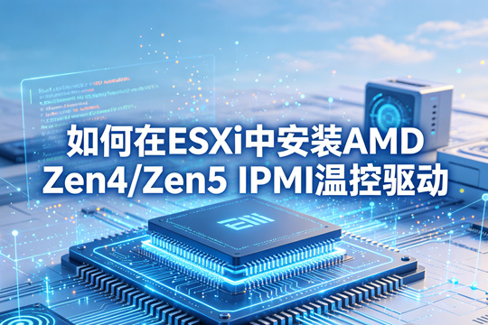 如何在ESXi中安装AMD Zen4/Zen5 IPMI温控驱动