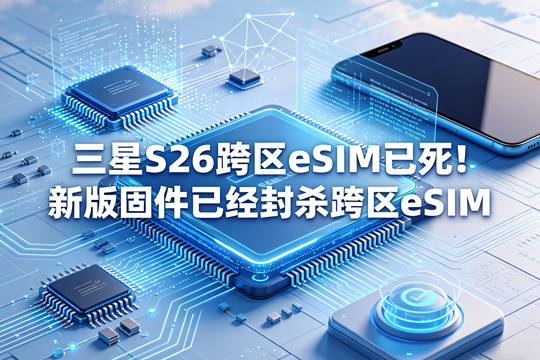三星S26跨区eSIM已死!新版固件已经封杀跨区eSIM，别再乱刷了