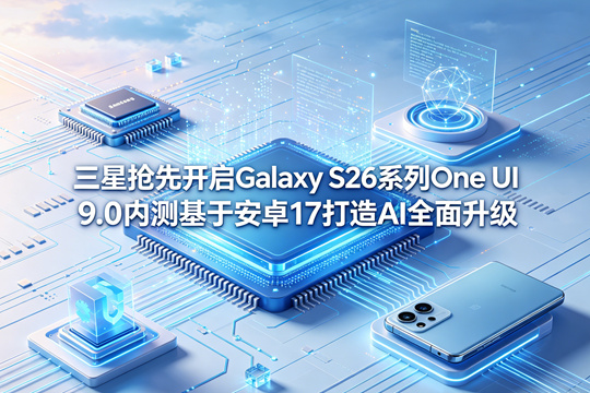三星抢先开启Galaxy S26系列One UI 9.0内测基于安卓17打造AI全面升级