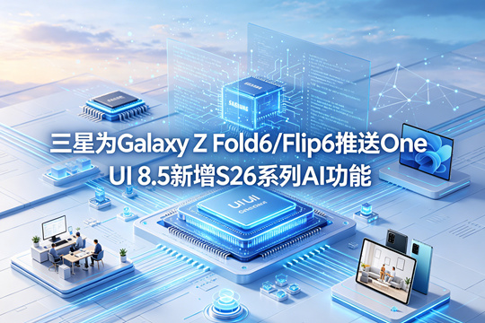 三星为Galaxy Z Fold6/Flip6推送One UI 8.5新增S26系列AI功能