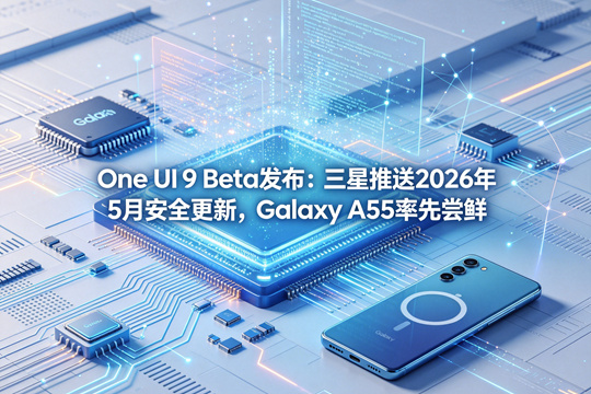 三星推送2026年5月安全更新，Galaxy A55率先尝鲜