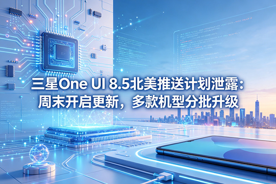 三星One UI 8.5北美推送计划泄露：周末开启更新，多款机型分批升级