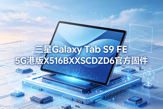 三星Galaxy Tab S9 FE 5G港版X516BXXSCDZD6官方五件套固件下载