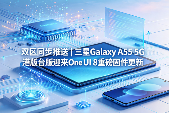 双区同步推送｜三星 Galaxy A55 5G港版台版迎来One UI 8重磅固件更新