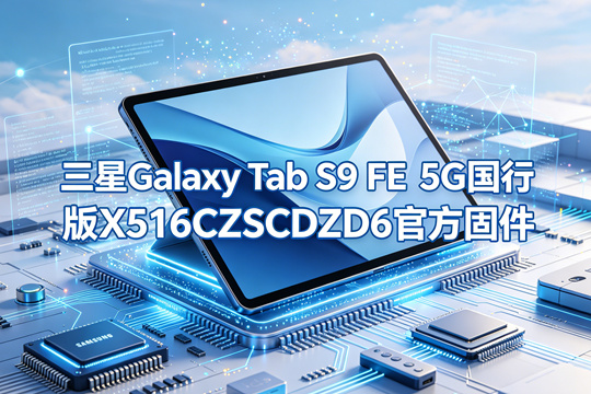 三星Galaxy Tab S9 FE 5G国行版X516CZCSCDZD6官方五件套固件下载