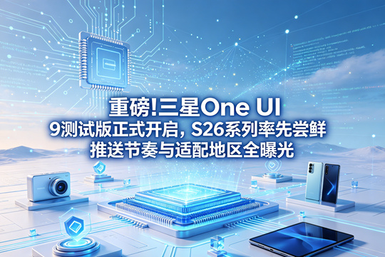 重磅!三星One UI 9测试版正式开启，S26系列率先尝鲜 推送节奏与适配地区全曝光