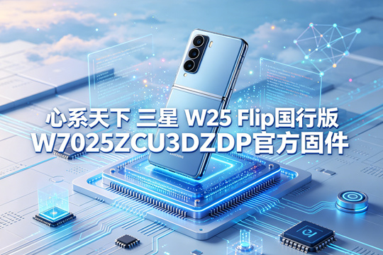 心系天下 三星 W25 Flip国行版W7025ZCU3DZDP官方五件套固件下载