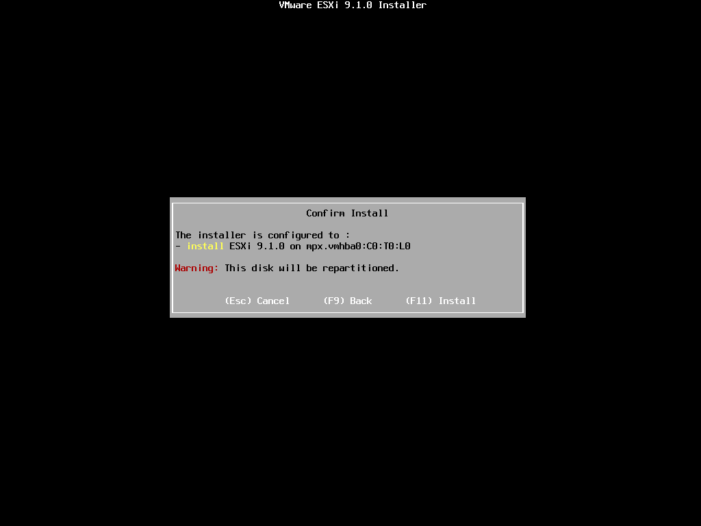 VMware ESXi 9.1.0.0官方原版离线安装/升级包(VMware-ESXi-9.1.0.0.25370933-depot.zip)下载截图1