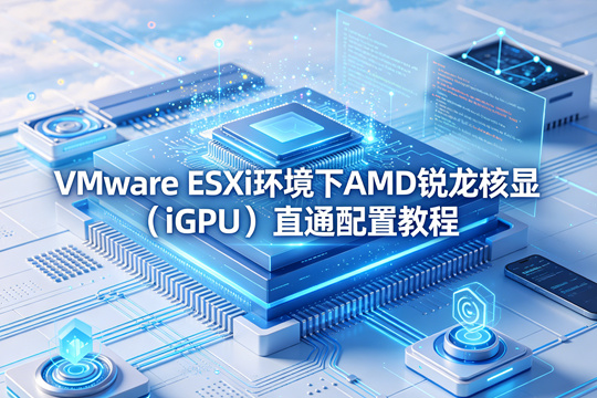 VMware ESXi环境下AMD锐龙核显（iGPU）直通配置教程