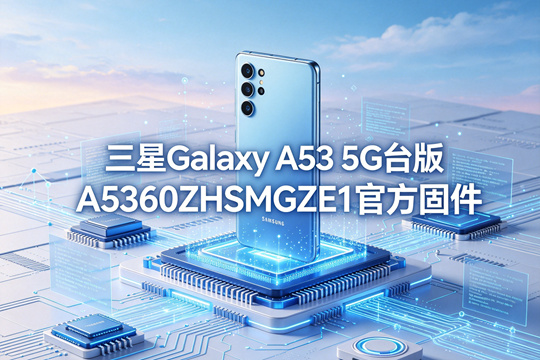 三星Galaxy A53 5G台版A5360ZHSMGZE1官方五件套固件下载