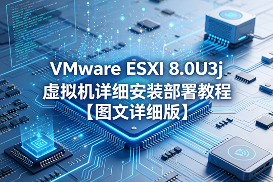 VMware ESXi 8.0U3j虚拟机详细安装部署教程【图文详细版】