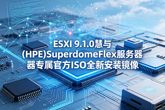 VMware ESXi 9.1.0慧与(HPE)SuperdomeFlex服务器原厂定制ISO安装镜像(VMware-ESXi-9.1.0-25370933-HPE-910.0.0.12.1.0.12-SuperdomeFlex-May2026.iso)下载