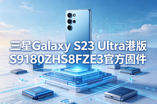 三星Galaxy S23 Ultra港版S9180ZHS8FZE3官方五件套固件下载