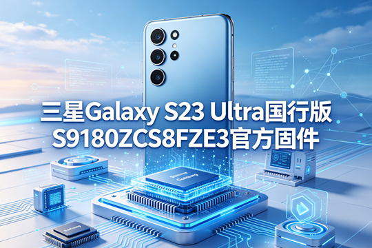 三星Galaxy S23 Ultra国行版S9180ZCS8FZE3官方五件套固件下载