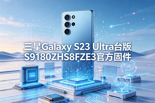 三星Galaxy S23 Ultra台版S9180ZHS8FZE3官方五件套固件下载