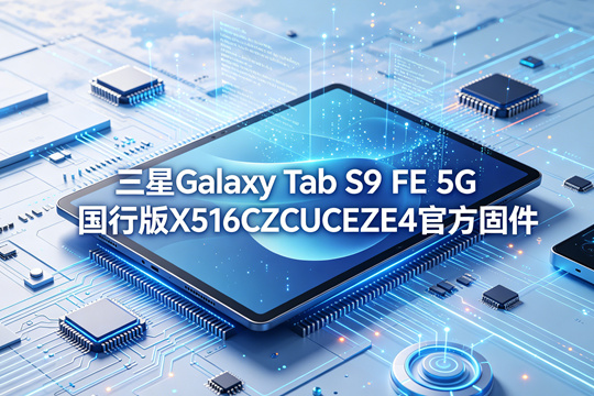 三星Galaxy Tab S9 FE 5G国行版X516CZCUCEZE4官方五件套固件下载