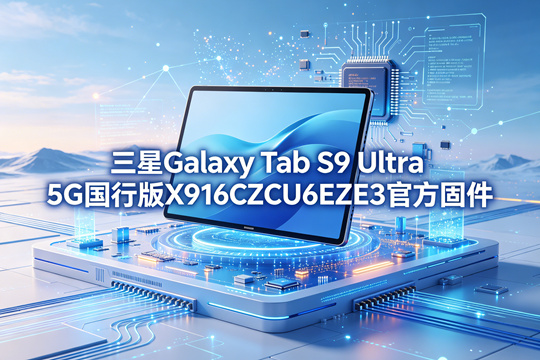 三星Galaxy Tab S9 Ultra 5G国行版X916CZCU6EZE3官方五件套固件下载