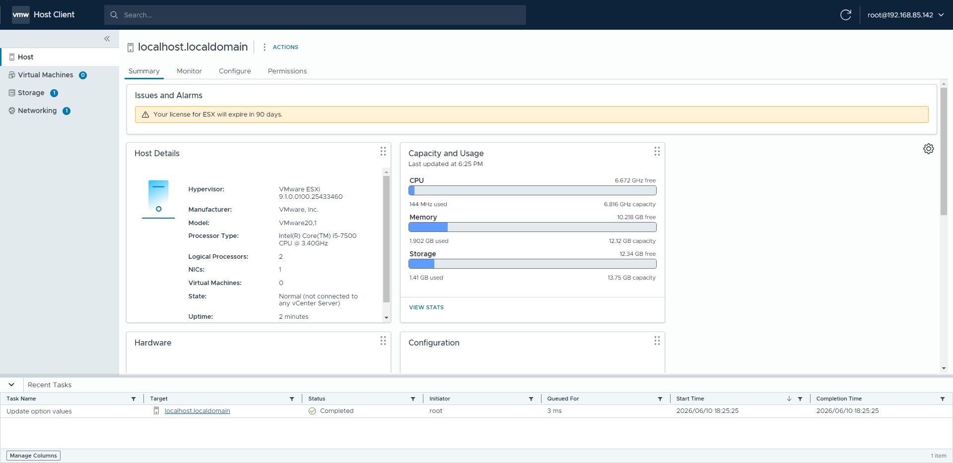 VMware ESXi 9.1.0.0100官方原版离线安装/升级包(VMware-ESXi-9.1.0.0100.25433460-depot.zip)下载截图1