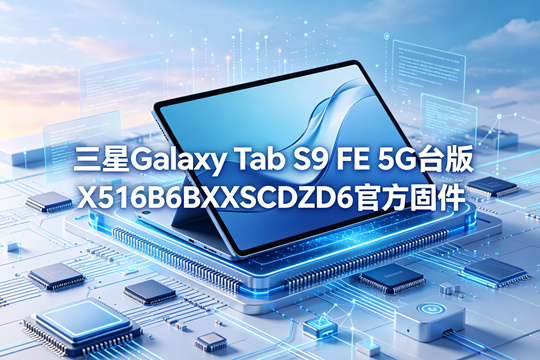 三星Galaxy Tab S9 FE 5G台版X516BXXSCDZD6官方五件套固件下载