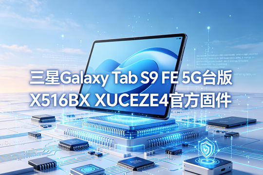 三星Galaxy Tab S9 FE 5G台版X516BXXUCEZE4官方五件套固件下载
