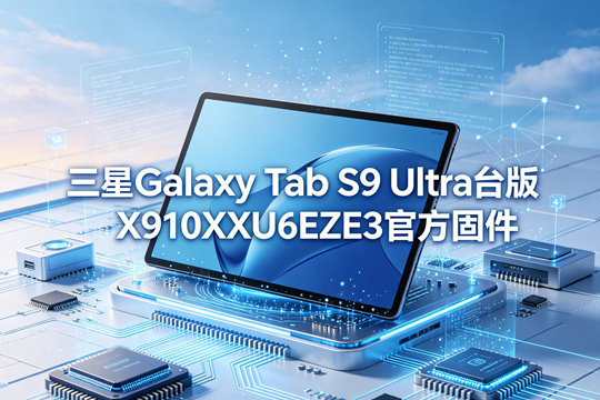 三星Galaxy Tab S9 Ultra台版X910XXU6EZE3官方四件套固件下载