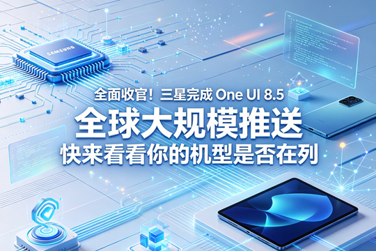 全面收官！三星完成 One UI 8.5 全球大规模推送 快来看看你的机型是否在列