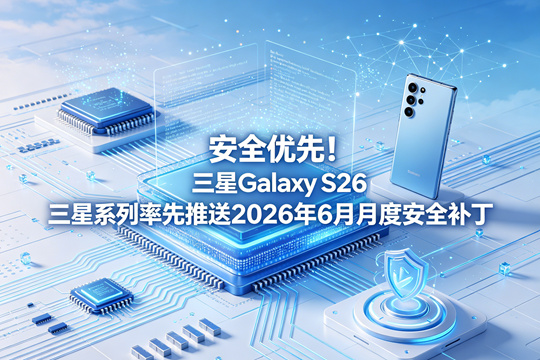 安全优先！三星 Galaxy S26 系列率先推送 2026 年 6 月月度安全补丁