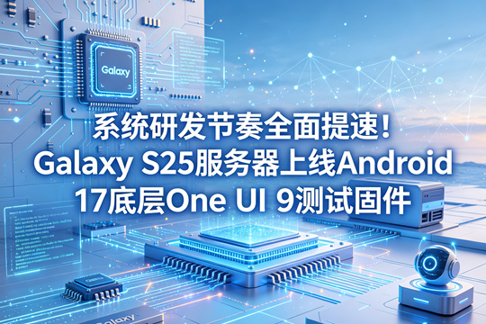 系统研发节奏全面提速！Galaxy S25 服务器上线 Android 17 底层 One UI 9 测试固件