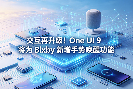 交互再升级！One UI 9 将为 Bixby 新增手势唤醒功能
