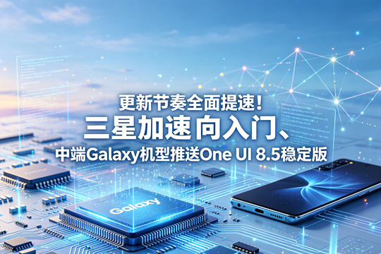 更新节奏全面提速！三星加速向入门、中端 Galaxy 机型推送 One UI 8.5 稳定版