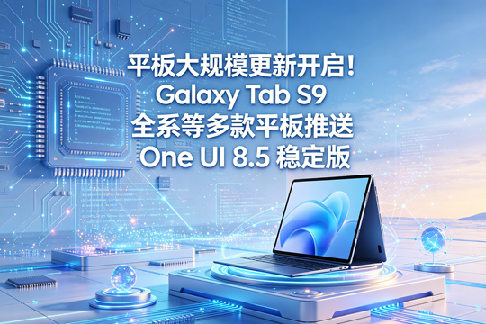 平板大规模更新开启！Galaxy Tab S9 全系等多款平板推送 One UI 8.5 稳定版