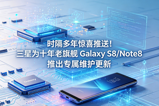 时隔多年惊喜推送！三星为十年老旗舰 Galaxy S8/Note8 推出专属维护更新