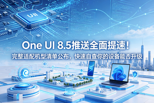 One UI 8.5 推送全面提速！完整适配机型清单公布，快速自查你的设备能否升级