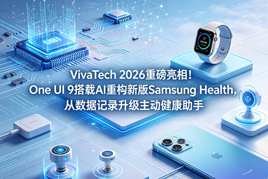 VivaTech 2026重磅亮相！One UI 9搭载AI重构新版Samsung Health，从数据记录升级主动健康助手