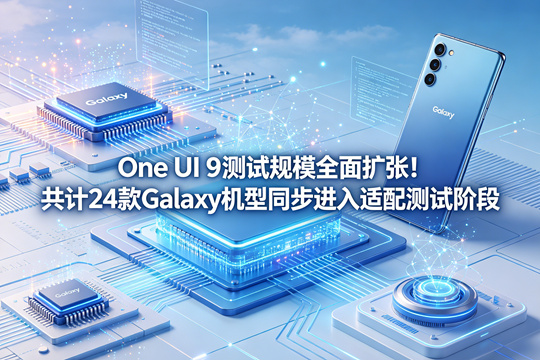 One UI 9测试规模全面扩张！共计24款Galaxy机型同步进入适配测试阶段