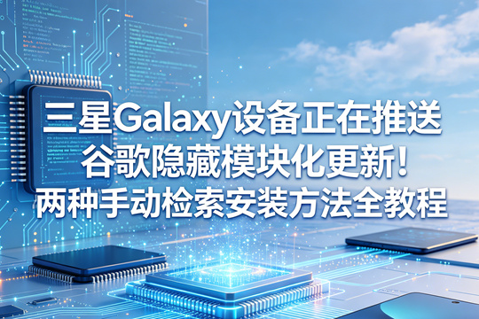 三星 Galaxy 设备正在推送谷歌隐藏模块化更新！两种手动检索安装方法全教程