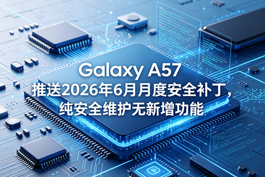 Galaxy A57 推送2026年6月月度安全补丁，纯安全维护无新增功能