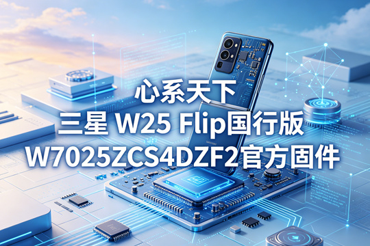 心系天下 三星 W25 Flip国行版W7025ZCS4DZF2官方五件套固件下载