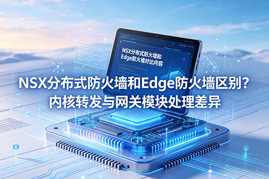 NSX 分布式防火墙和 Edge 防火墙区别？内核转发与网关模块处理差异